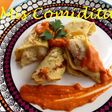 Crepes de pescado y gambas