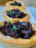 Tartaletas con higaditos de pollo