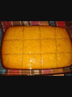 عکسی از دستور کیک باقلوا نارگیلی