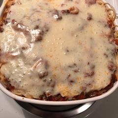 A picture of Baked Spaghetti.