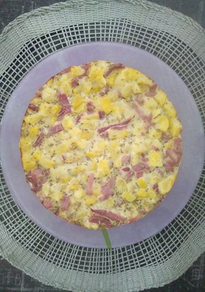 Une photo de Quiche au Pommes de Terre, Bacon et Chèvre / Healthy