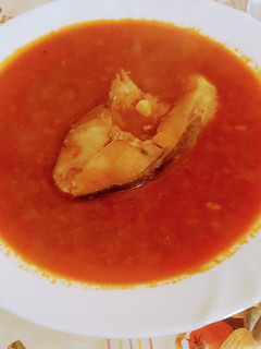 Gyors magyaros halászlé,pontyból,sűrítménnyel 🐟🥣🐟 recept fotója