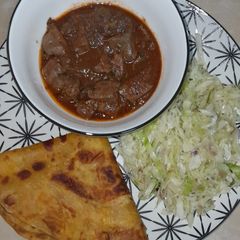 A picture of Pumpkin chapatis.