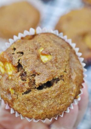 Foto resep Vegan banana apple muffin