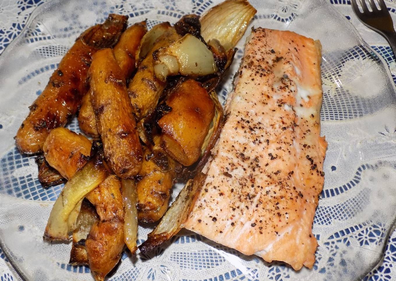 Salmón rosado y Oca