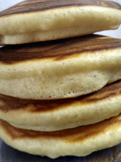 Una foto de Hotcakes con salsa de Dulce de Leche