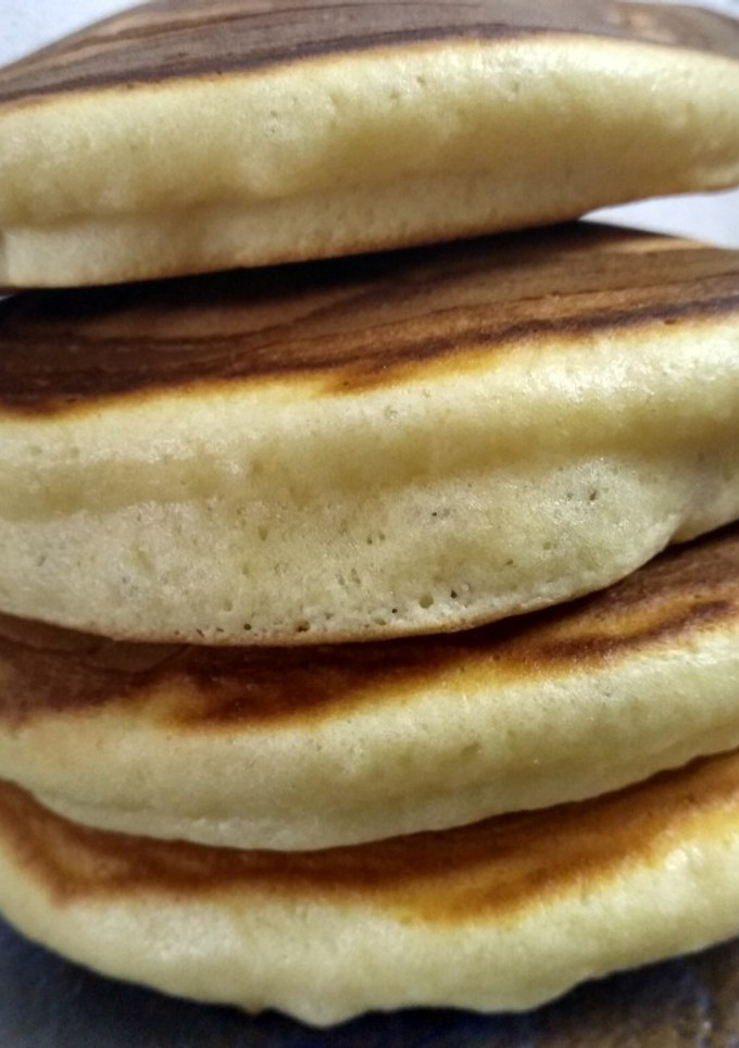 Una foto de Hotcakes con salsa de Dulce de Leche