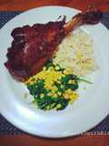 BBQ Turkey Leg in Oven