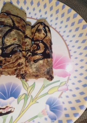 चॉकलेट पराठा रोल्स (Chocolate paratha rolls recipe in Hindi) रेसिपी मुख्य फोटो