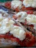 Merluza al horno con papas y verduras