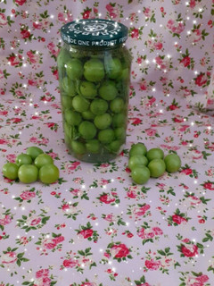 عکسی از دستور "ترشی گوجه سبز"