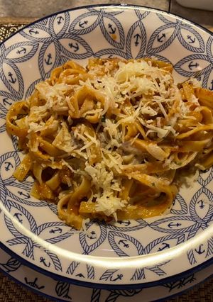 Una foto de Ragù haya Bolognese con Pancetta