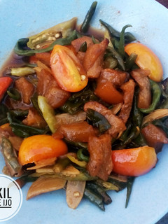 Foto resep Oseng Kikil Cabe Ijo