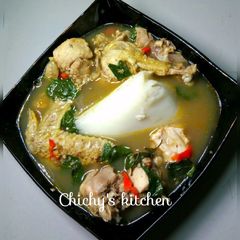 A picture of Chicken peppersoup.
