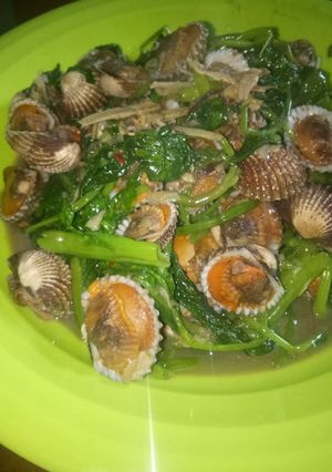 Foto resep Kangkung Tumis Kerang