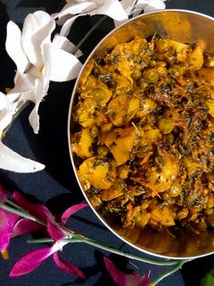 मेथी मटर आलू की सब्जी (Methi Matar Aloo ki sabzi recipe in Hindi) रेसिपी मुख्य फोटो