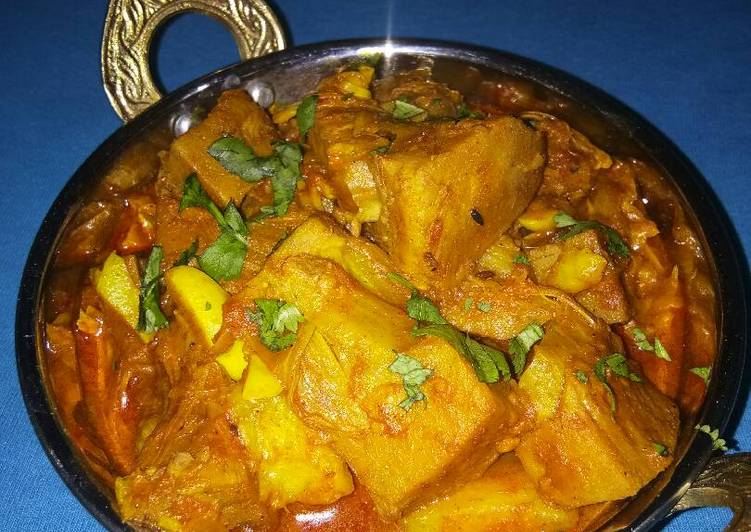 Recipe of Super Quick Homemade Kathal ki chapati sabji