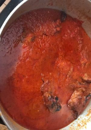 A picture of Goat Meat Stew.