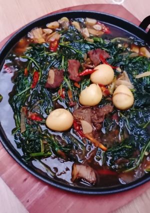 Foto resep Cah kangkung saus teriyaki
