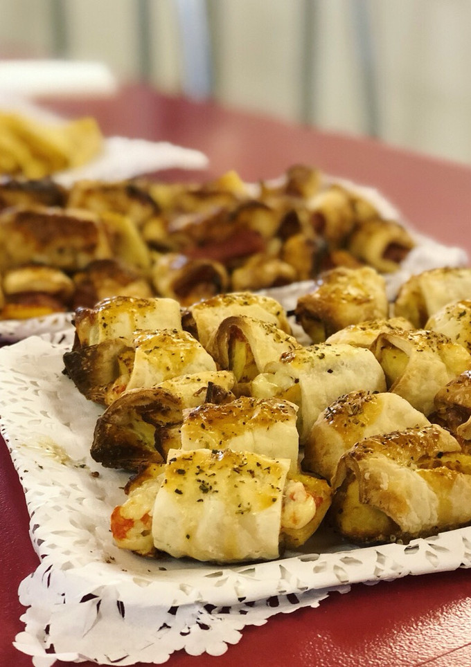 Una foto de Croissants de tortilla de patatas