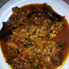 A picture of Smoked fish soup.