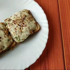 A picture of Pizza bread.