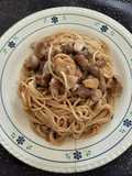 Pâtes complètes aux champignons et marrons