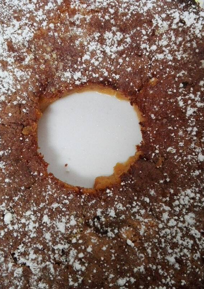 Una foto de Tarta de zanahoria con almendra