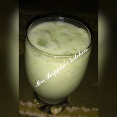 ABC smoothie 🥤 (Apple 🍎, banana 🍌, cucumber 🥒) A picture of ABC smoothie 🥤 (Apple 🍎, banana 🍌, cucumber 🥒).