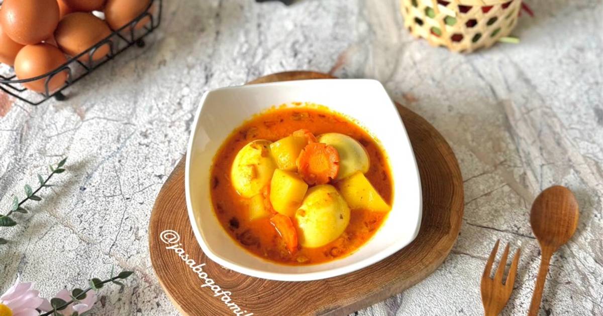 Resep Kare Telur Dan Sayuran Dijamin Nikmat dan Mudah