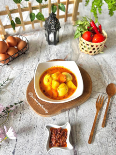 Foto resep Kare Telur dan Sayuran