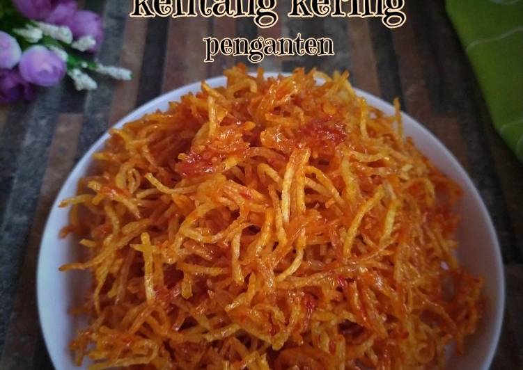 PATUT DICOBA! Resep 130# kentang kering penganten