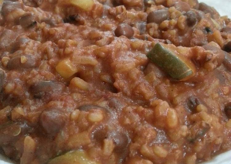 Bagaimana Membuat Mixed rice bean veg ala-ala utk isian Burrito Jadi, Bisa Manjain Lidah