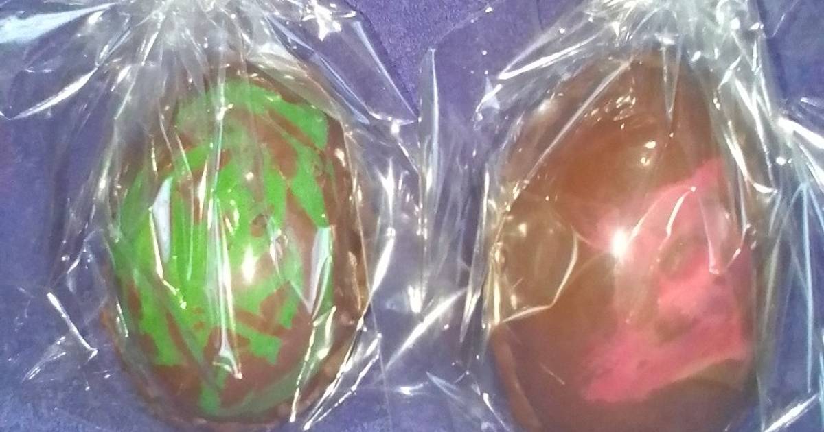 Huevos de Pascua rellenos con maní (no chocolate) Receta de Alicia Yunis-  Cookpad
