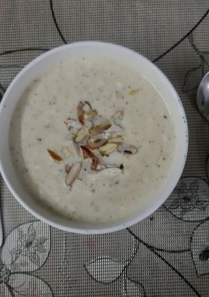 A picture of Paneer kheer.