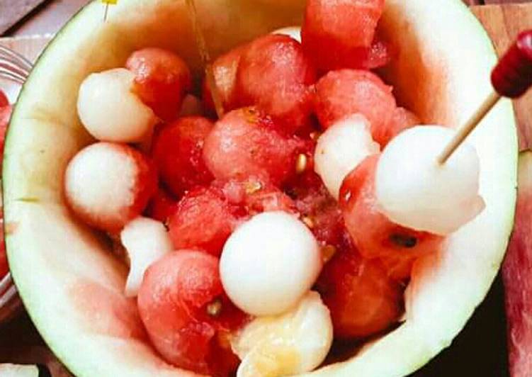 Recipe of Delicious Watermelon Punch Bowl