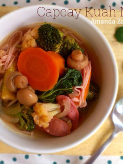 Foto resep Capcay Kuah Merah