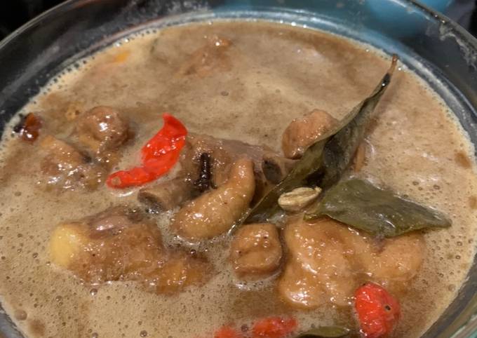 Semur ayam istimewa tanpa santan