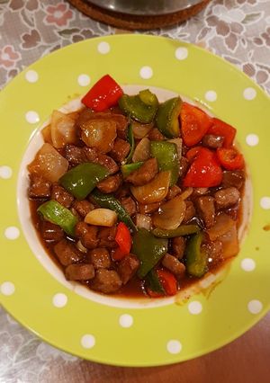 Hình của món Bò lúc lắc.