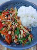 Som Tam (carrots and grean bean salad with pawpaw)