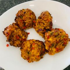 A picture of Tuna “Meatballs”.