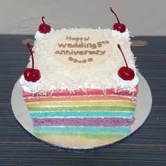 Rainbow Cake রেসিপির প্রধান ছবি