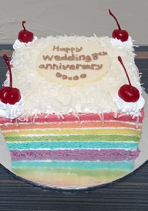 Foto resep Rainbow Cake