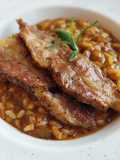 Arroz meloso de pluma ibérica