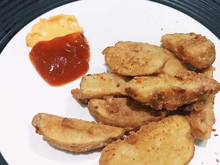 Langkah Mudah untuk Membuat Potato wedges simple (no bake) yang Lezat