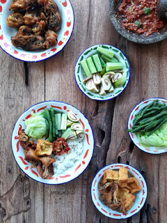 Foto resep Nasi Tempong Ayam Khas Banyuwangi