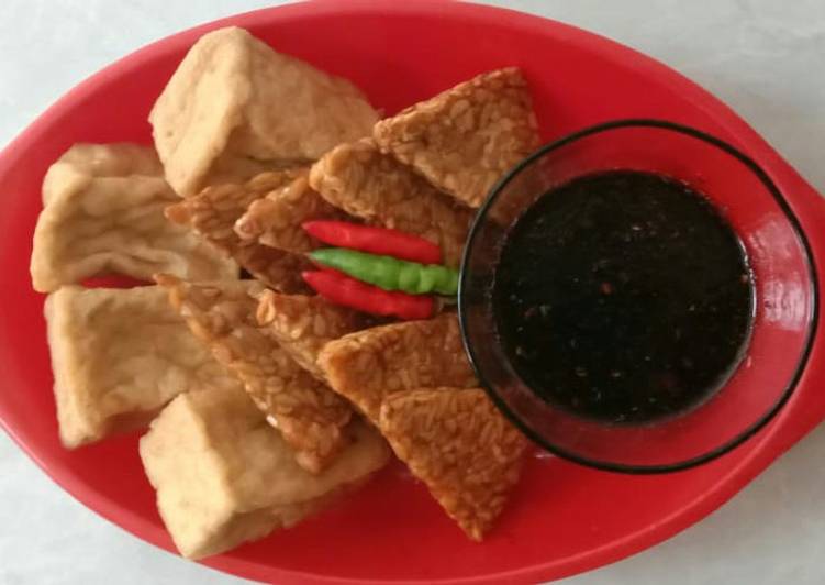 Tahu Tempe Sambal Kecap Pedas