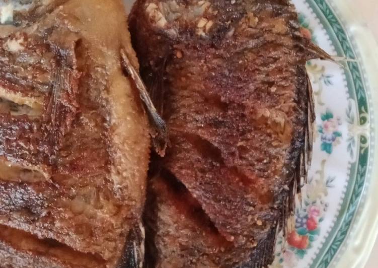 Resep Ikan goreng crunchy anti meledak saat digoreng, Gampang Banget