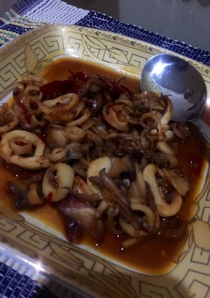 Foto resep Cumi saos pedas manis