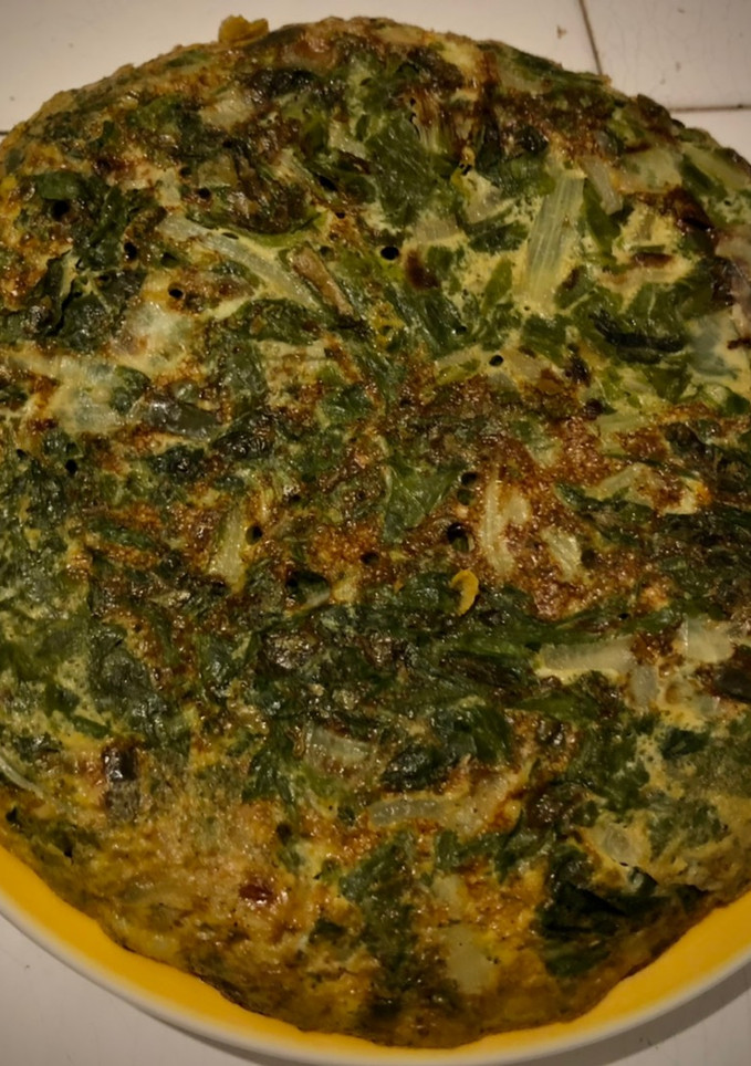 Una foto de Tortilla de acelga